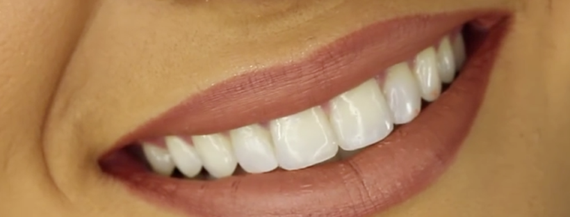 woman smiling